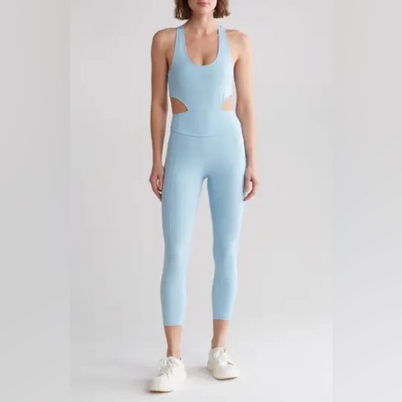 Free People FP Movement Back It Up Jumpsuit NWT Medium - Picture 14 of 14